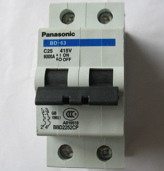 ����·��\�՚��_�P BD-63 C25 415V 2P 25A �՚��_�P���ܚ���·����
