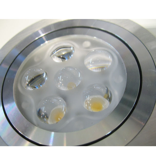 ��һ����LEDͲ�����컨�� QY-L601 6��1w ���bǶ��ʽ ��113mm ܇�X���|ɳ�yɫ