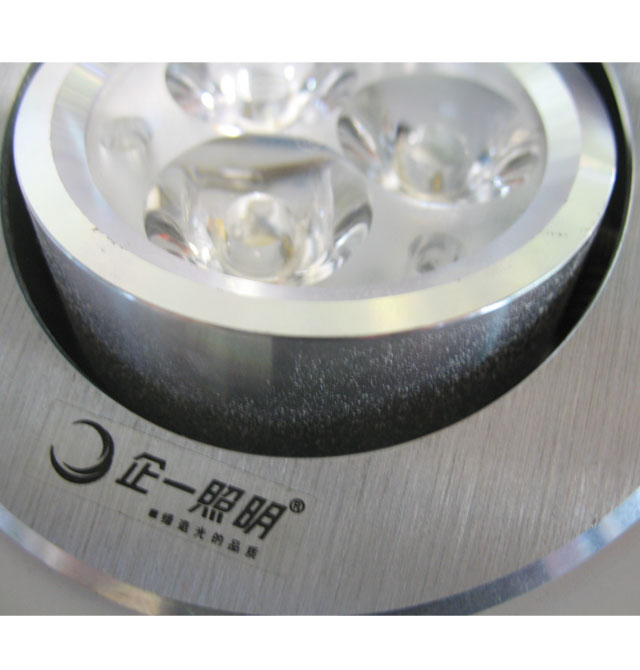 ��һ����LEDͲ�����컨�� QY-L306 3��1w ���bǶ��ʽ δ֪ ܇�X���|ɳ�yɫ