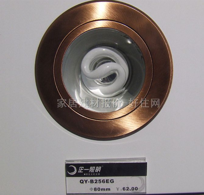 ���bǶ��Ͳ��  QY-B256EG ��80mm ֱʽ 9w