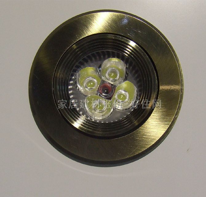 LEDͲ�����컨��  QY-B8893B 4��1w ���bǶ��ʽ δ֪ ܇�X���|���Sɫ