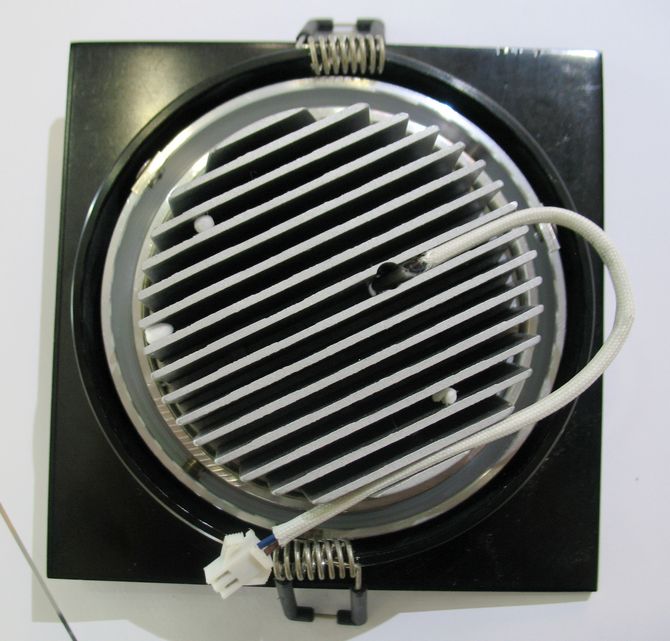 ��һ����LEDͲ�����컨�� QY-L612 6��1w ���bǶ��ʽ ��113mm �X�Ͻ���|���yɫ