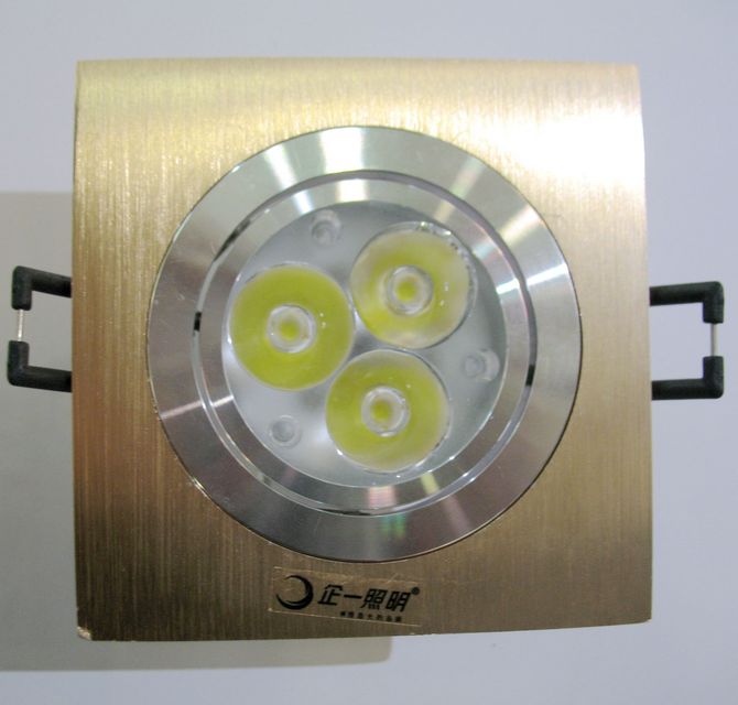 LEDͲ�����컨�� �̶�ʽQY-L313 3��1w ���bǶ��ʽ ��78mm ܇�X���|���Sɫ