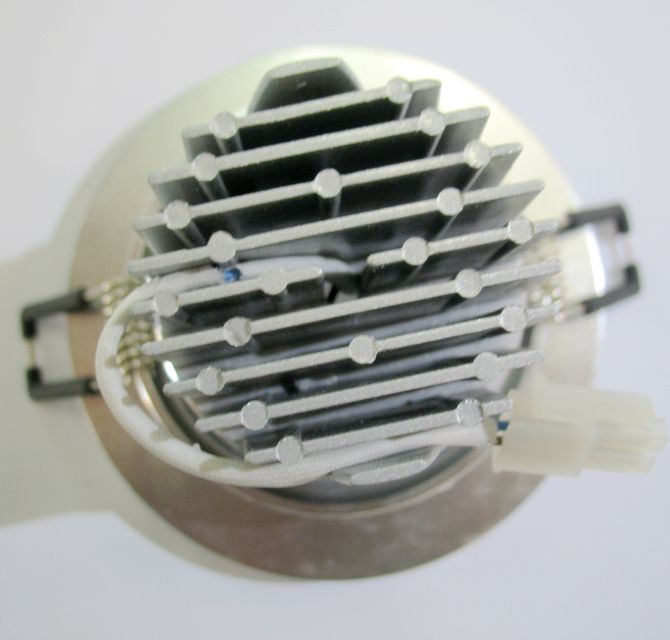 ��һ����LEDͲ�����컨�� QY-L254G  Max.3w ���bǶ��ʽ �X�Ͻ���|ɳ�yɫ