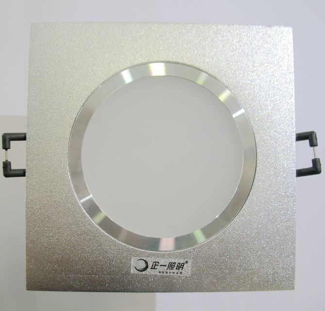 LEDͲ�����컨�� QY-L011G 4w ���bǶ��ʽ �X�Ͻ���|ɳ�yɫ