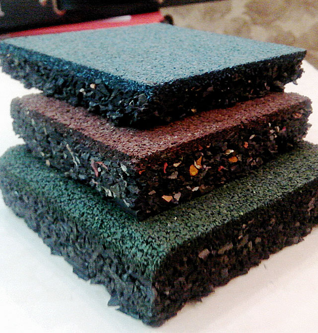 �f��PVC�\�ӵذ� ��ȫ�؉|2.5���� 500mm��500mm����25mm EPDM�z�� �Gɫ