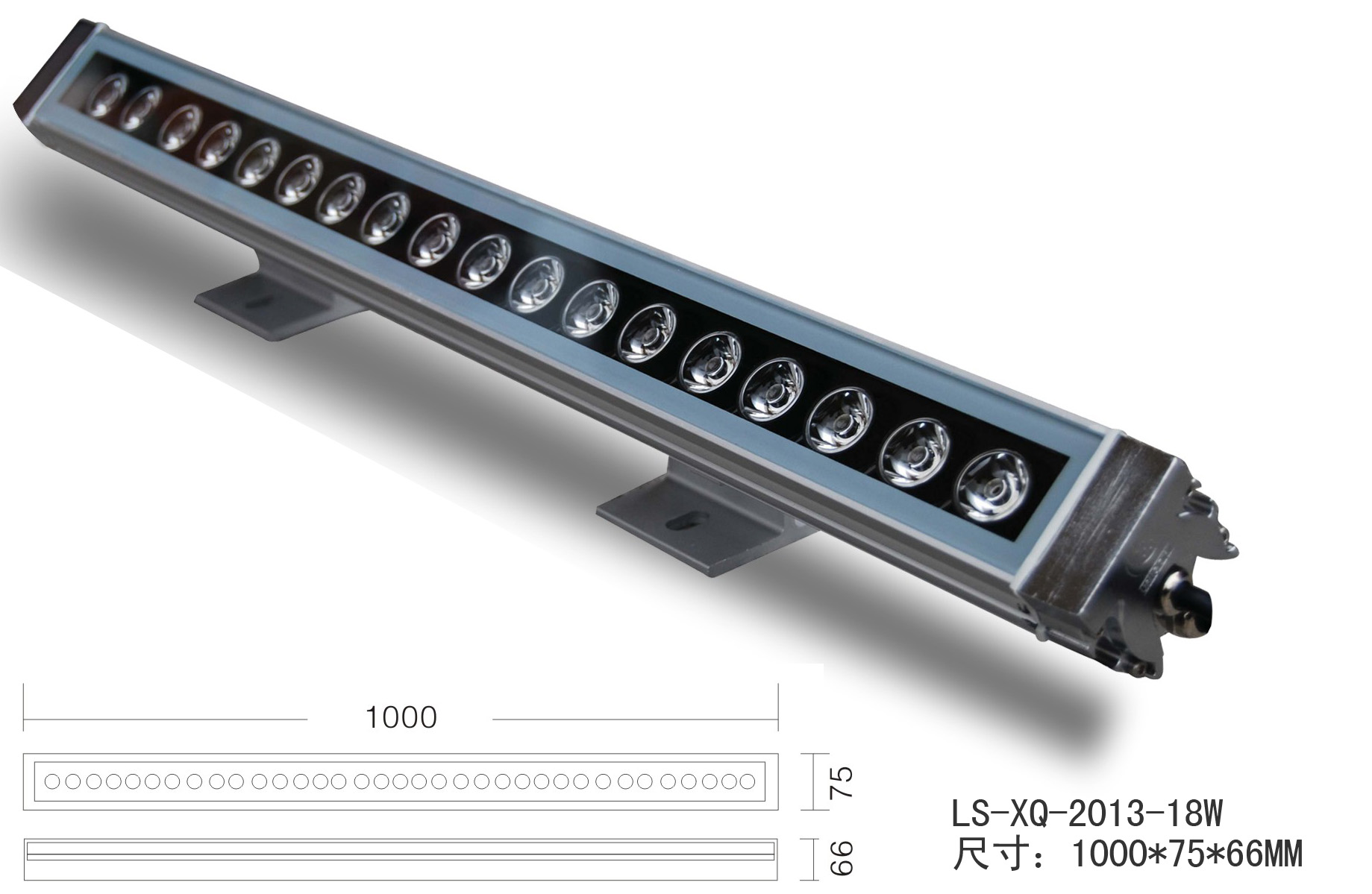 LEDˮ�ן� LEDϴ����DGS18 1200����12�� 1200x85x85mm �X�Ͻ� ip65