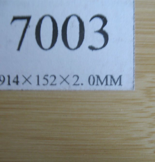 ���m�K��PVC���ϵذ� �L�lľ�yϵ��7003 914.4mm��152.4mm����2mm ľ�y