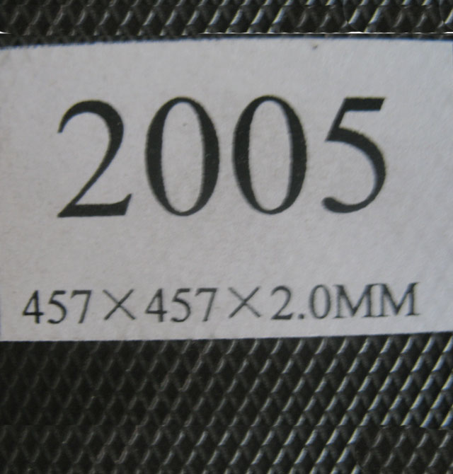 ���m�K��PVC���ϵذ� �»����r�yϵ��2005 457.2mm��457.2mm����2mm �����r�y