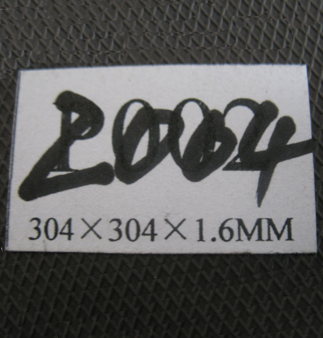 ���m�K��PVC���ϵذ� �»����r�yϵ��2004 457.2mm��457.2mm����2mm �����r�y