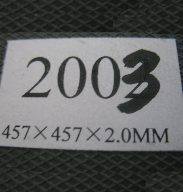 ���m�K��PVC���ϵذ� �»����r�yϵ��2003 457.2mm��457.2mm����2mm �����r�y