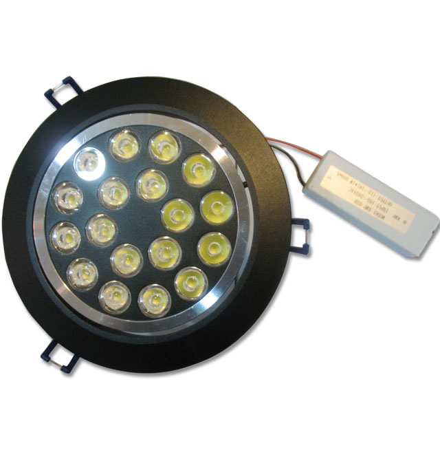 LEDͲ�����컨�� AP261B-18B 18��1w ���bǶ��ʽ �_�צ�138mm  �X�Ͻ���|��ɫ