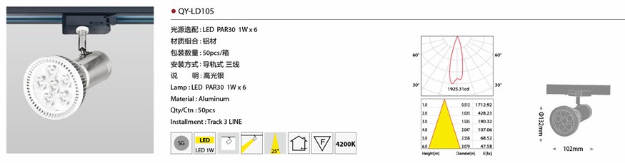 ��һ����LED�� QY-LD104 LED 1W��6