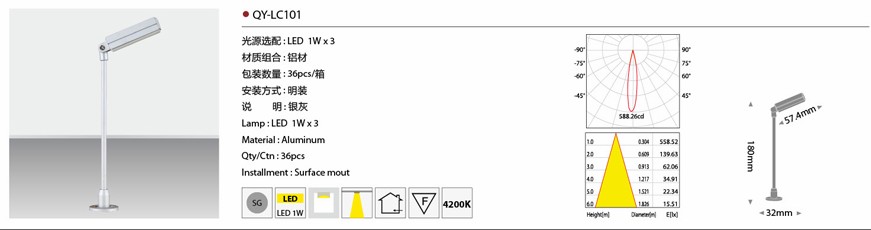 ��һ����LED�� QY-LD104 LED 1W��6