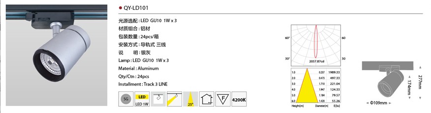 ��һ����LED�� QY-LD104 LED 1W��6