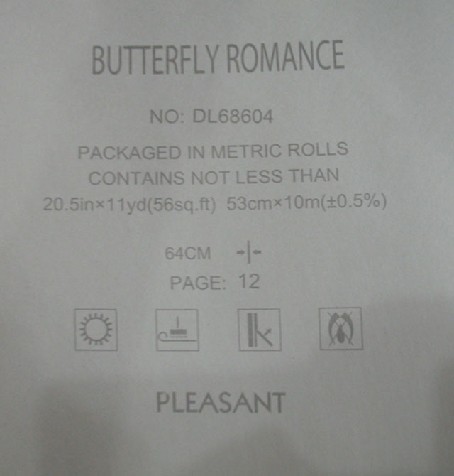 BUTTERFLYROMANCE���� DL-68604 ��53cm���L10�� �׺� ��ɫ