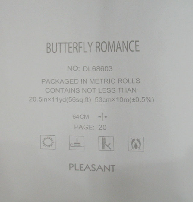 BUTTERFLYROMANCE���� DL-68603 ��53cm���L10�� �׺� �yɫ ��ɫ