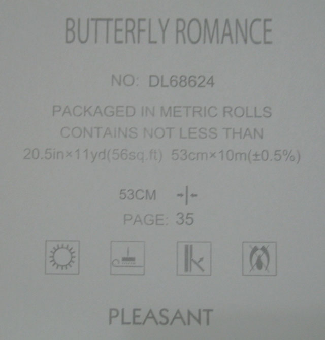 BUTTERFLYROMANCE���� DL-68624 ��53cm���L10�� �׺� ��ɫ