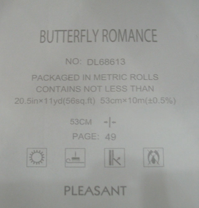 BUTTERFLYROMANCE���� DL-68613 ��53cm���L10�� �׺� �tɫ ��ɫ