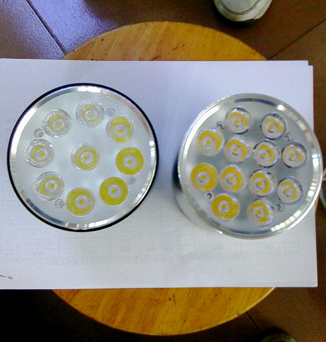 ��ʿLEDͲ�����컨�� RS-LS190 9��1w ���b ��105mm��130mm �X�Ͻ���|��ɫ