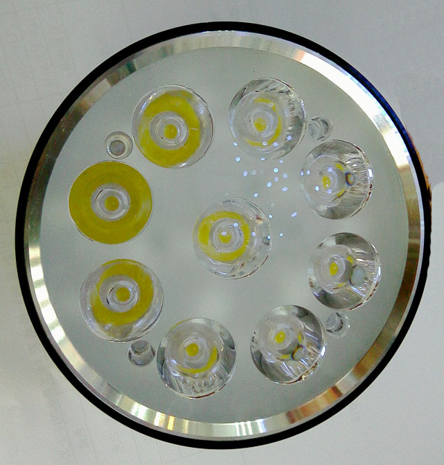 ��ʿLEDͲ�����컨�� RS-LS190 9��1w ���b ��105mm��130mm �X�Ͻ���|��ɫ