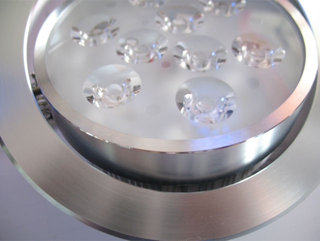 ����LEDͲ�����컨�� LED��YH-9Y 9��1w ���bǶ��ʽ �_�צ�120mm