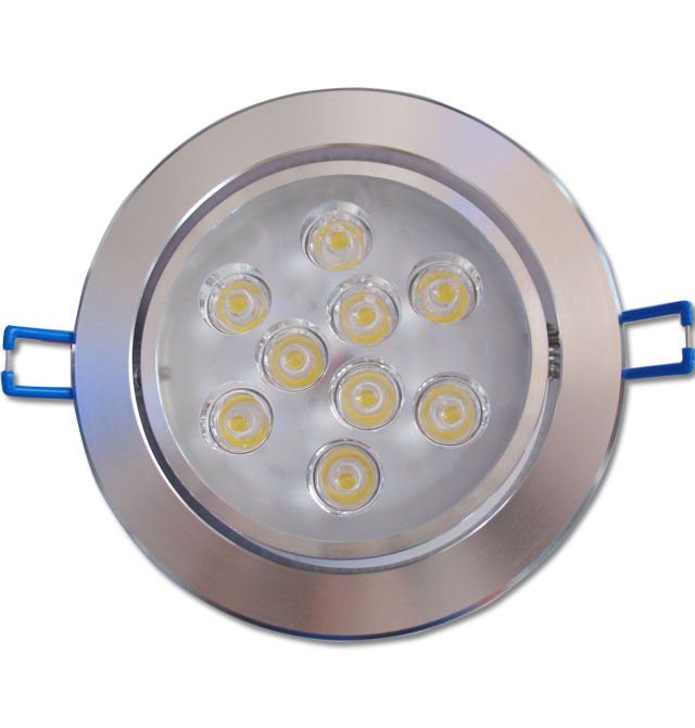 ����LEDͲ�����컨�� LED��YH-9Y 9��1w ���bǶ��ʽ �_�צ�120mm
