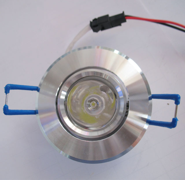 ����LEDͲ�����컨�� LED��YH-01Y 1��1w ���bǶ��ʽ �_�צ�57mm