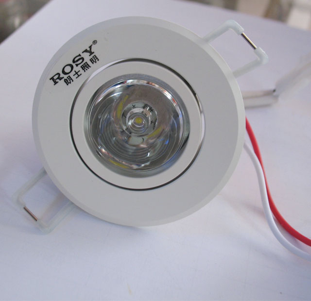 LEDͲ�����컨�� LED��RS-LC211�����ף� 1��1w ���bǶ��ʽ �_�צ�60mm ܇�X���|����ɫ