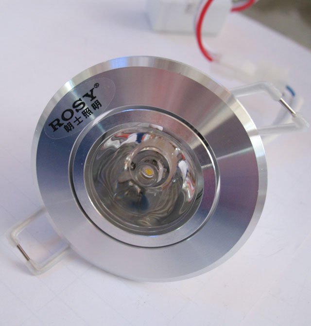 LEDͲ�����컨�� LED��RS-LC211���߹⣩ 1��1w ���bǶ��ʽ �_�צ�60mm ܇�X���|�߹�ɫ