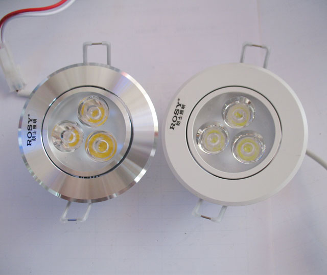 ��ʿLEDͲ�����컨�� LED��RS-LC213�����ף� 3��1w ���bǶ��ʽ �_�צ�72mm ܇�X���|����ɫ