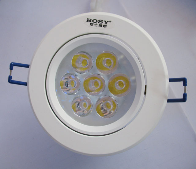 ��ʿLEDͲ�����컨�� LED��RS-LC227�����ף� 7��1w ���bǶ��ʽ �_�צ�95mm ܇�X���|����ɫ