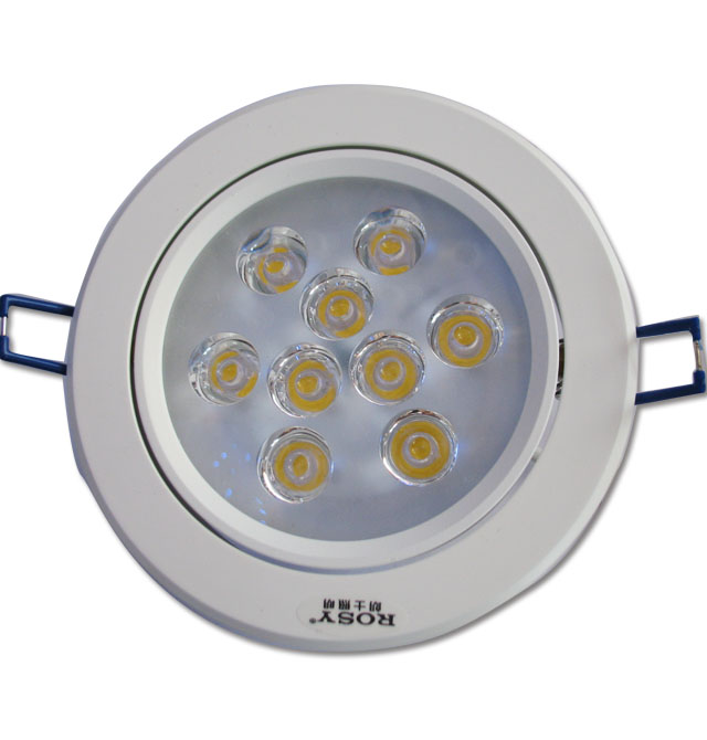 ��ʿLEDͲ�����컨�� LED��RS-LC229�����ף� 9��1w ���bǶ��ʽ �_�צ�125mm ܇�X���|����ɫ