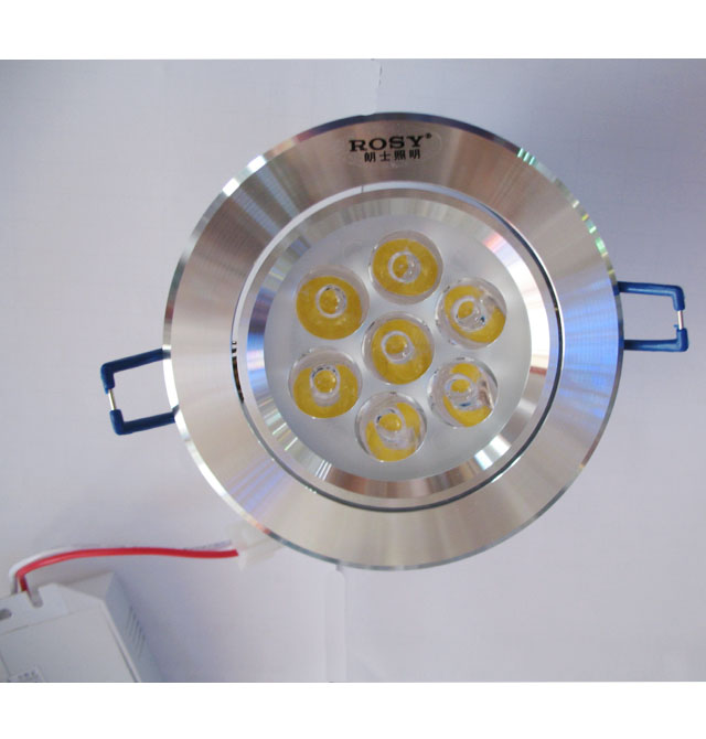 LEDͲ�����컨�� LED��RS-LC227���߹⣩ 7��1w ���bǶ��ʽ �_�צ�95mm ܇�X���|�߹�ɫ