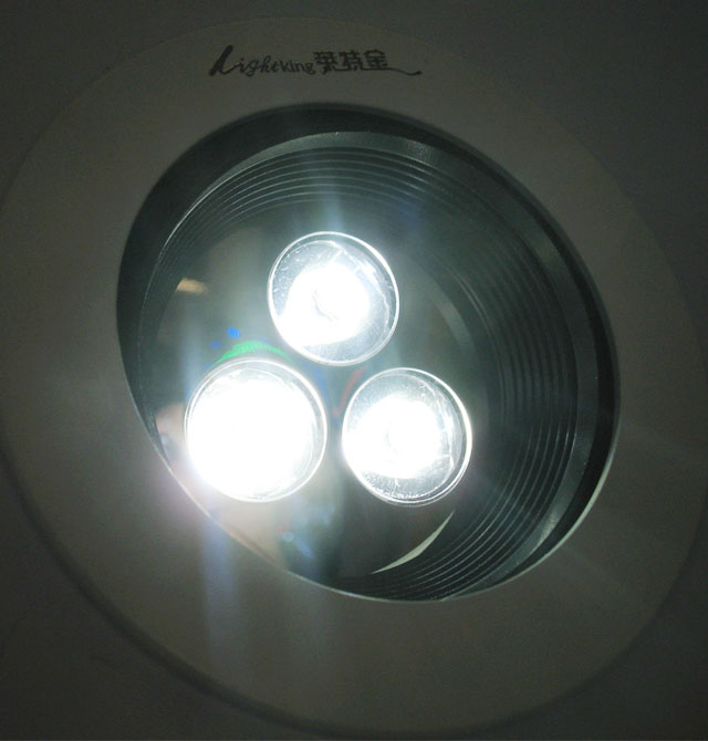 �R�ؽ�LEDͲ�����컨�� THD-8816 3��1w ���bǶ��ʽ �X�Ͻ���|��ɫ