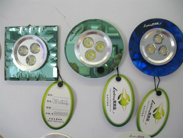 �R�ؽ�LEDͲ�����컨�� THD-3026 3��1w ���bǶ��ʽ �X�Ͻ���|�Gɫ