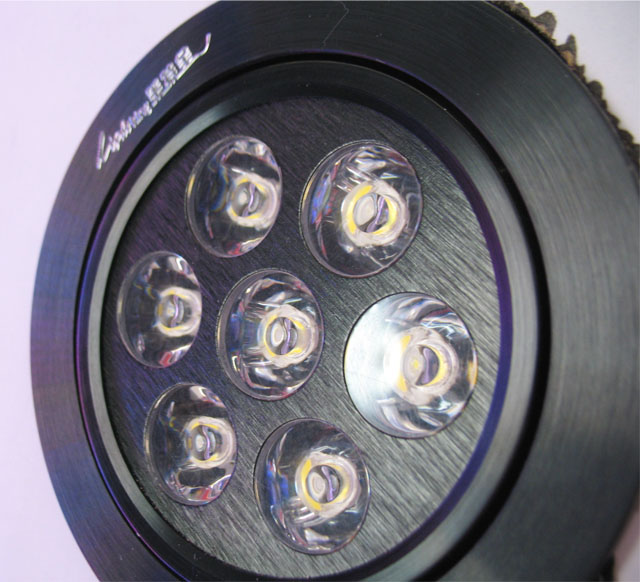 �R�ؽ�LEDͲ�����컨�� THD-8008 7��1w ���bǶ��ʽ �X�Ͻ���|��ɫ