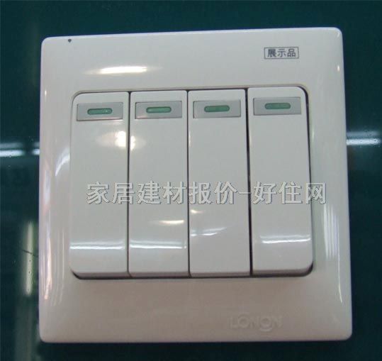 ���E���_�P��� 10A 4λ�ο� ��ɫ ���ɹ�ָʾ