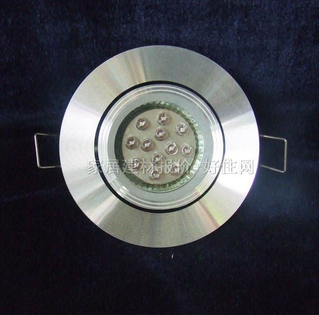 LEDͲ�����컨�� �R��MR16�y 12��1w ���bǶ��ʽ ��70mm ܇�X���|���yɫ