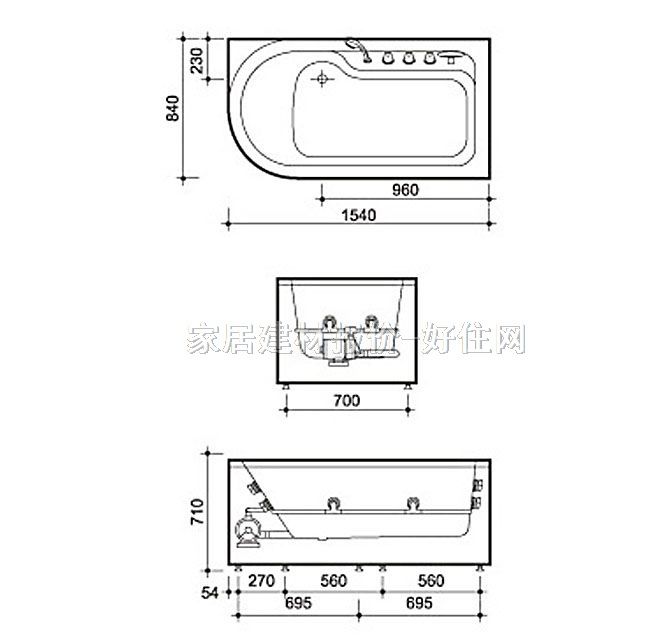 ���ư�Ħԡ�� AC107SQ 1540��840mm����710mm