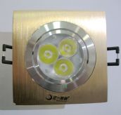 ��һ����LEDͲ�����컨�� �̶�ʽQY-L313 3��1w 